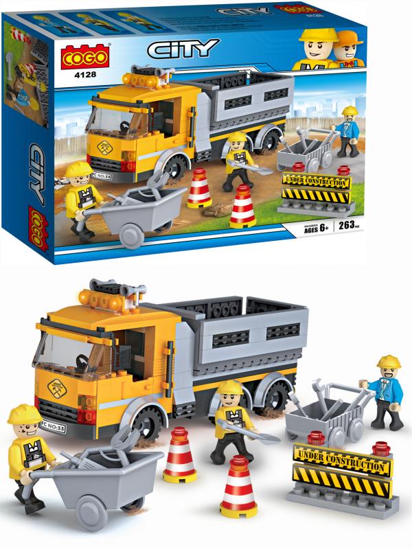 Camión de Construcción Armable Set de Juego 263pzs 6a+