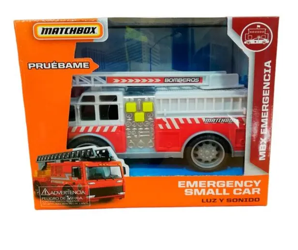 Vehiculos Matchbox de Emergencias con Luz y Sonidos Surt/3 3a+