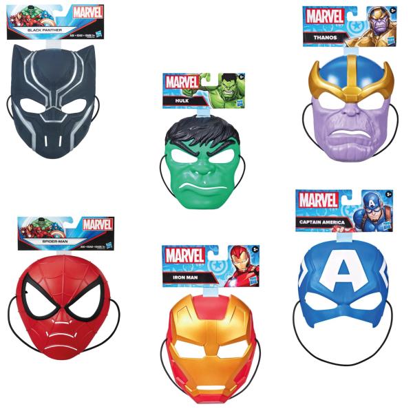 Mini Máscaras Avengers S/4 5a+