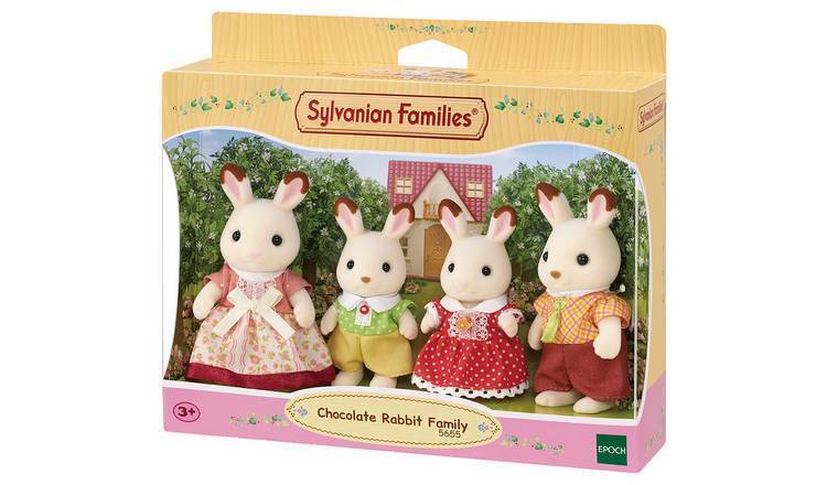 Familia Sylvanianas Familia de Conejo de Chocolate 3a+