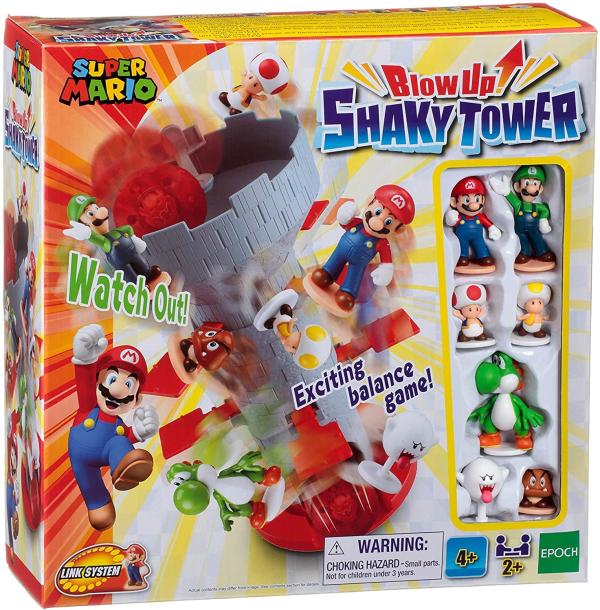 Juego de Mesa Sopla la Torre Haky Super Mario  4a+