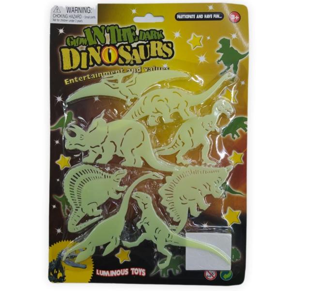 Dinosaurios Brilla en la Oscuridad Blister 3a+