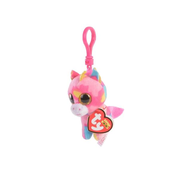 Peluche Llavero Beannie Boos Unicornio Fantasía 3a+