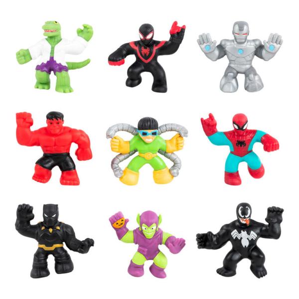 Figuras Marvel Heroes Mini Goo Jit Zu Displ/12 Surt/7 4a+