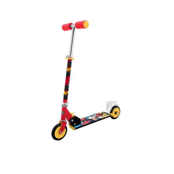 Scooter Plegable 2 Ruedas C/Luz  de Disney Mickey 5a+