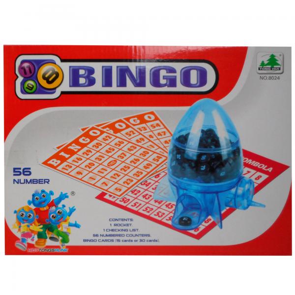 Juego Bingo Cohete Espacial 56pzs 6a+(432689)