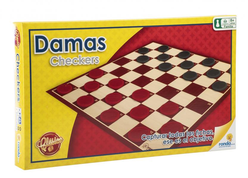 Juego de Mesa Damas Clásico 8a+