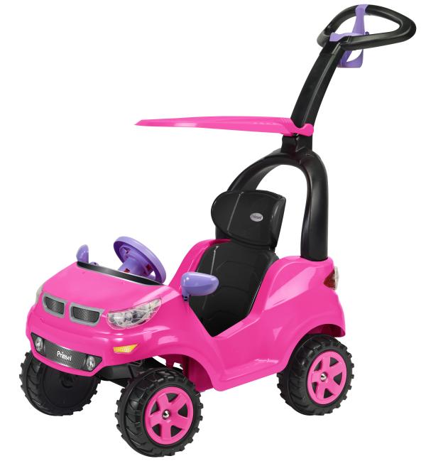 Carro Rosado Prinsel  Montable de Empujar  2-6a