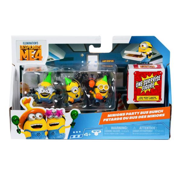 Figuras de los Minions Set/4 Surt/2 4a+