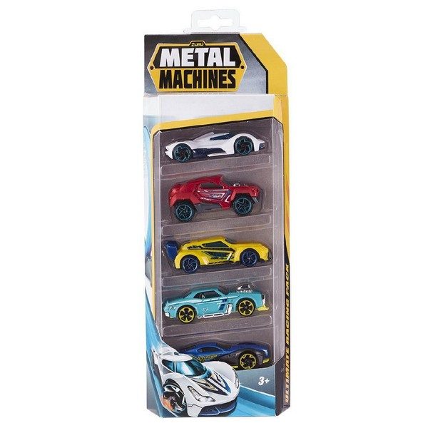 Carritos  Metal Machines Set de 5 Surt/2 3a+