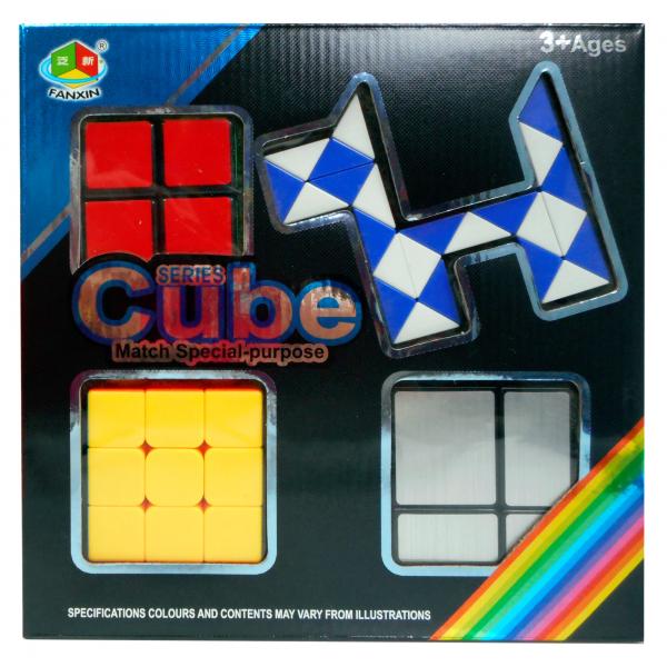 Cubos Mágico Set/4 C/Caja 3a+(433679)