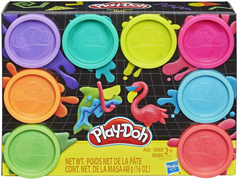 Play-Doh - Plasticina Neón y Arcoirís Set/8 Surt/2 2a+