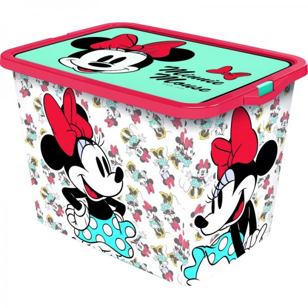 Caja Plástica de Almacenaje Minnie Mouse 23L