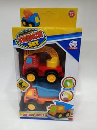 [WW99842B] Mini Camiones de Construcción de Fricción Set/4 3a+ (437912)