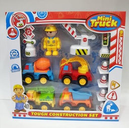 [WW99842H] Mini Vehículos de Fricción de Construcción Set/12  3a+ (437905)