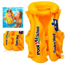 [INT58660] Chaleco Flotador Pool School Unisex 3-6 Años.