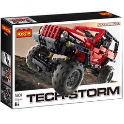 [CO5801] Carro Armable Rojo Tech-Storm 501pzs 6a+