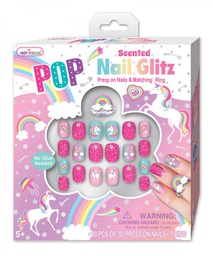 [HF031UC] Uñas Pop Glamurosas Unicornio 5a+