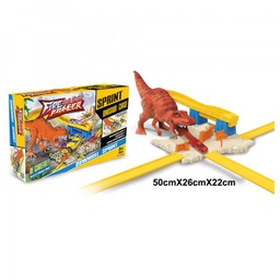 [WWWZ0102] Pista de Carros Persecución de Dinosaurios 29pzs 3a+ (443845)