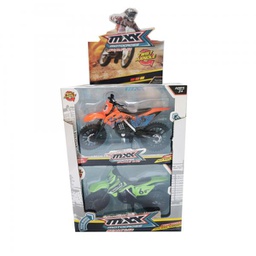 [WW85226] Motocicleta de Motocroos 1:12 Display/6 Surt/3 3a+ (441841)