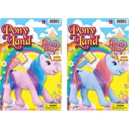 [JU1213] Pony con Cepillo Ponyland S/2 4a+