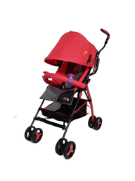 [FDAH130RG] Coche Sombrilla p/Bebé Rojo c/ Gris Est de Animales (445191)