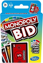 [HBF1699] Juego de Cartas Monopoly Bid 7a+