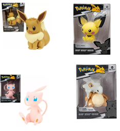 [JZPKW0254] Figura de Vinyl Pokémon Select Surt/4 (Mew, Scorbunny, Eevee, Mimikyu-Cubone-Pichu) 4a+