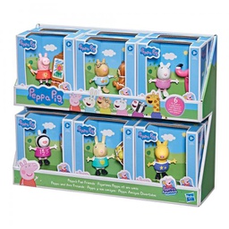 [HBF2179] Mini Figuras Peppa Pig Adventures Display/ 12 Surt/6 3a+