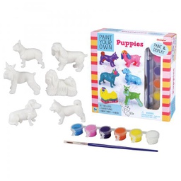 [CMDIY741] Perritos de Yeso para Pintar Set de 6 3a+