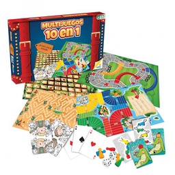 [RN12211] Juego de Mesa Multijuegos 10 en 1 6a+