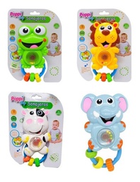 [DG3661] Sonajero Animalitos Luz y Sonidos Surt/4 3m+