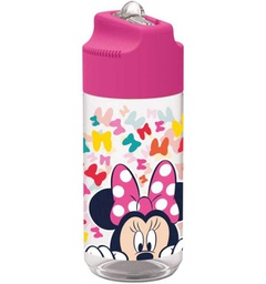 [SR51136] Botella Minnie Mouse con Tapa y Pajilla 430ml