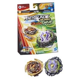 [HBF3337] Trompo Beyblade Burst QuadDrive Set/2 Surt/3 8a+