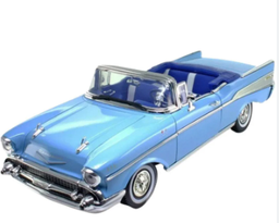 [MX73175] Carro 1:18 Checy Bel Air 1957 Celeste 8a+