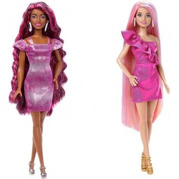 [MTHKT95] Muñeca Barbie Divertida y Elegante cambia de Look c/Accesorios 3a+