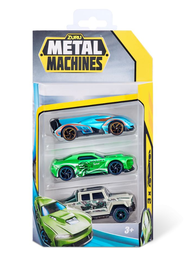 [ZU6715] Carritos de Metal  Machines en Set de 3 Surt/8  3a+