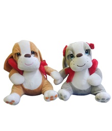 [PI16678] Peluche Samuel y Miel Mediano con Corazón Surt2 3+