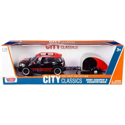 [MX79762] Carro 1:24 Mini Cooper S Countryman Camper Negro con Rojo 3a+