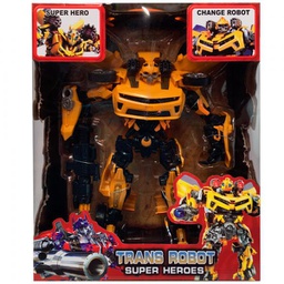 [WW4070] TransRobot de Lujo Súper Heroes 2en1 Amarillo 3a+(421072)