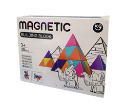 [WWXCD10] Bloques Magnéticos de Construcción 38 pzs 3a+ (451048)