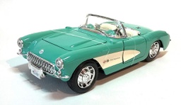 [MB31275] Carro 1:24 1957 Chevrolet® Corvette® Turquesa 3a+ (072225)