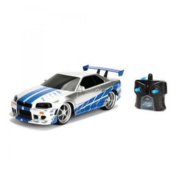 [JA99370] Carro R/C Rápidos y Furiosos Nissan Skyline GT-R 2002 1:16 6a+