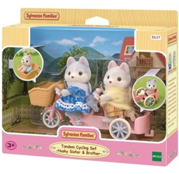 [EH05637] Familias Sylvanianas Conjunto de Ciclismo en Tándem Husky Sister &amp; Brother 3a+