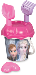 [PI3046] Balde Pequeño con Juguetes de Playa de Disney Princesas Frozen 3a+