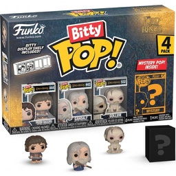 [FK75456] Set/4 Figuritas Funko Bitty Pop! The Lord of the Rings 3a+