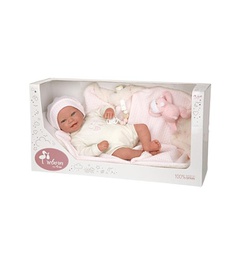 [AS98147] Bebé Real 45 cm Arias Reborn Viviane C/Manta Y Peluche 6a+