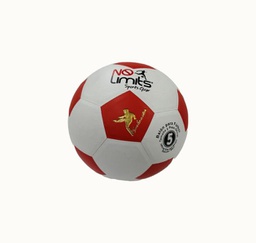 [WX445788] Balón Fútbol Laminado PVC C/Neum #5 Blanco/Rojo