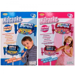 [WW6018] Set de Karaoke Rosado y Azul  3a+(433716)