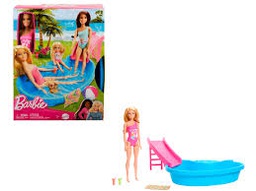 [MTHRJ74] Muñeca Barbie con Piscina 3a+